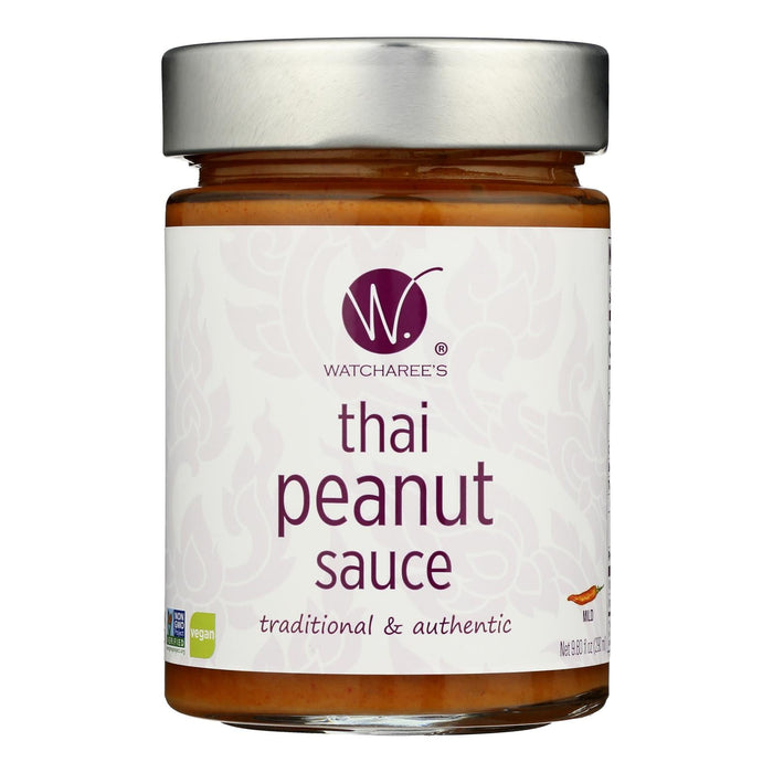 Watcharee's Thai Peanut Sauce (Pack of 6 - 9.8 oz.)