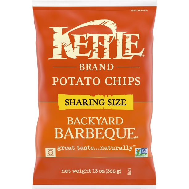 Kettle Brand Backyard BBQ Potato Chips (Pack of 9 - 13 oz.)