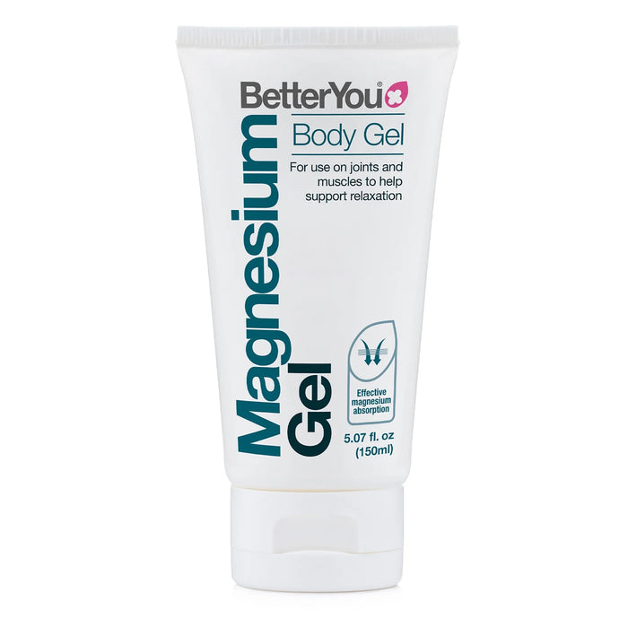 Betteryou - Magnesium Body Gel, 5.07 fl oz - Muscle Relaxation & Recovery