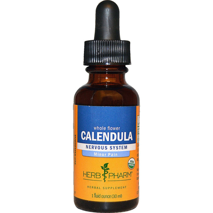 Herb Pharm Calendula Extract: 1 Fl Oz - Soothes Irritated Skin, Supports Healthy Complexions
