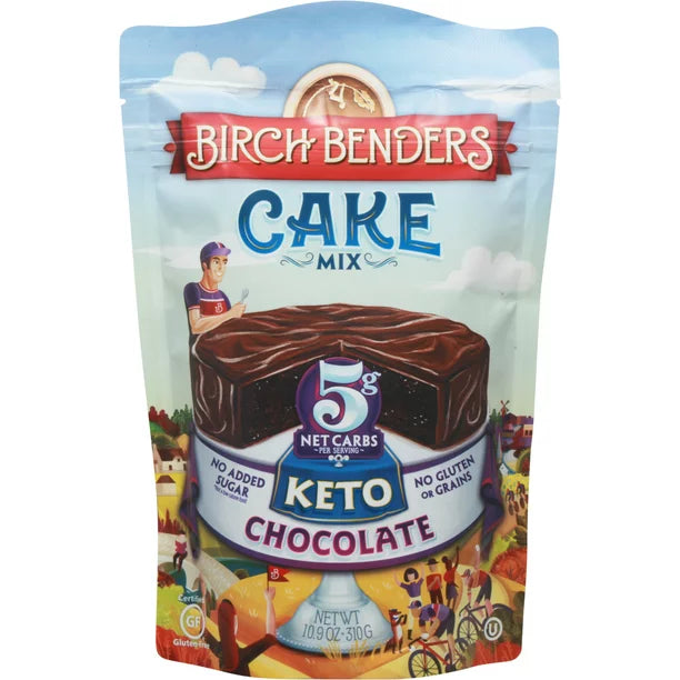 Birch Benders - Cake Mix Chocolate Keto (Pack of 6 10.9oz)