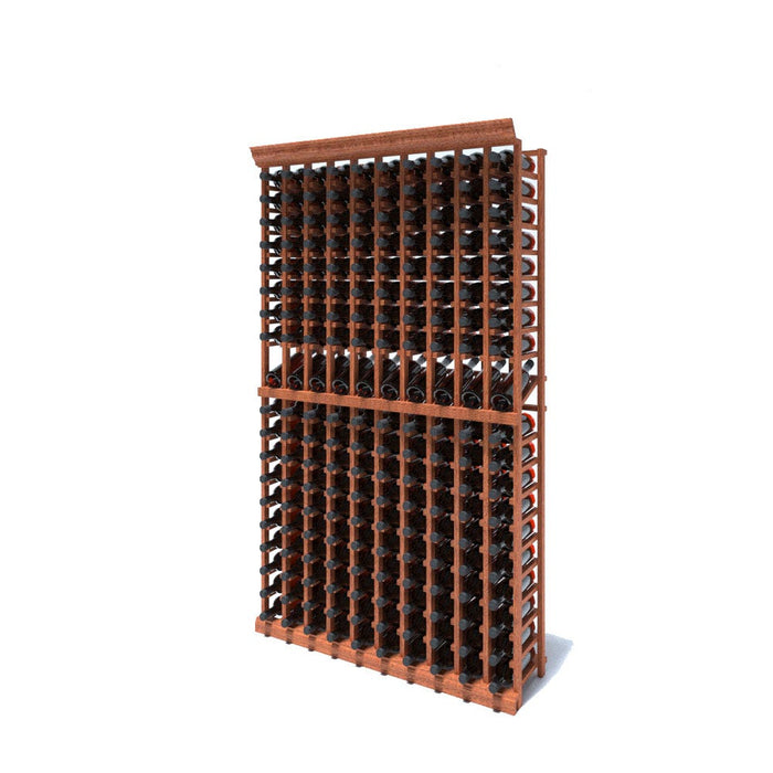 10 Column - 190 Bottle 6.5ft Wine Rack Kit with Display