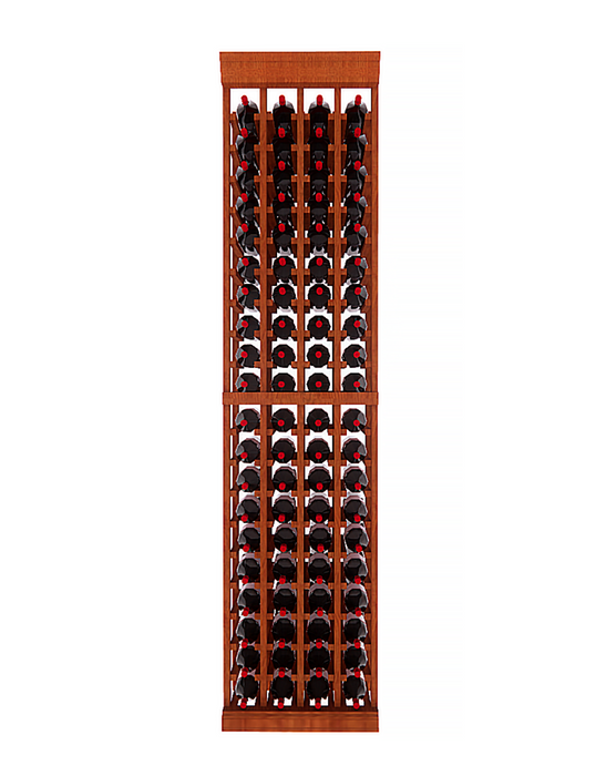 4 Column - 80 Bottle 6.5ft Wine Rack Kit