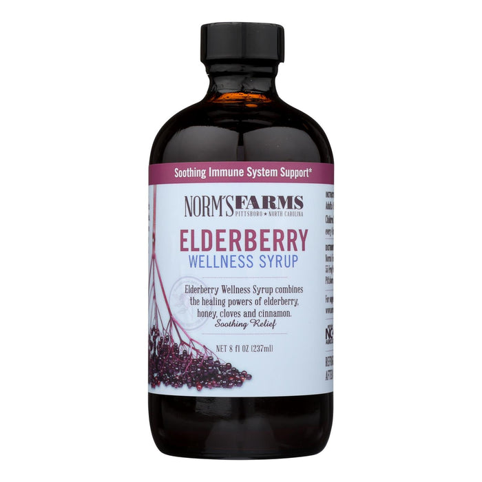 Norms Farms Immune Support Elderberry Syrup, 8 Fl Oz