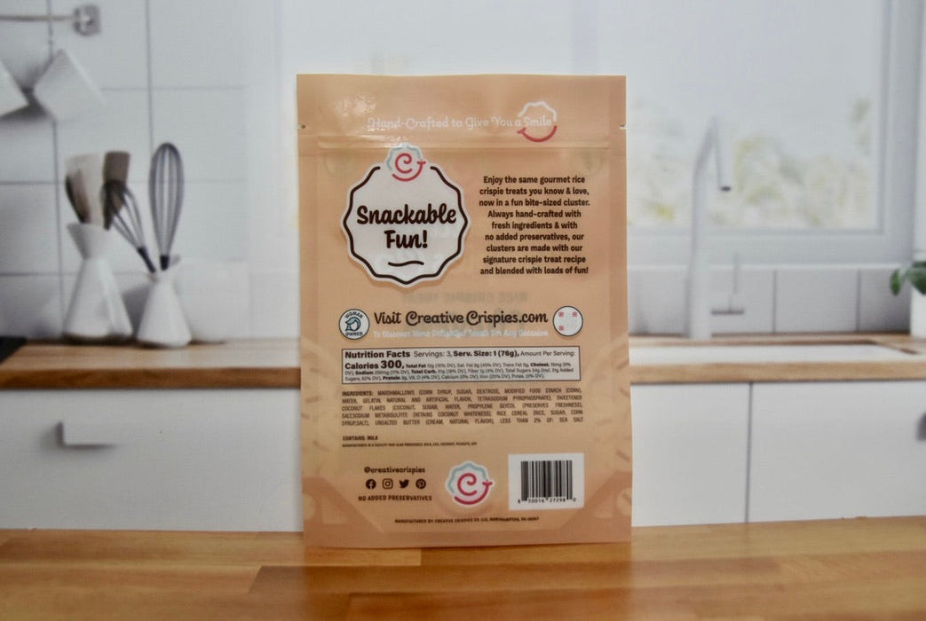 "Clusters" Toasted Coconut Crispie Mix Clusters