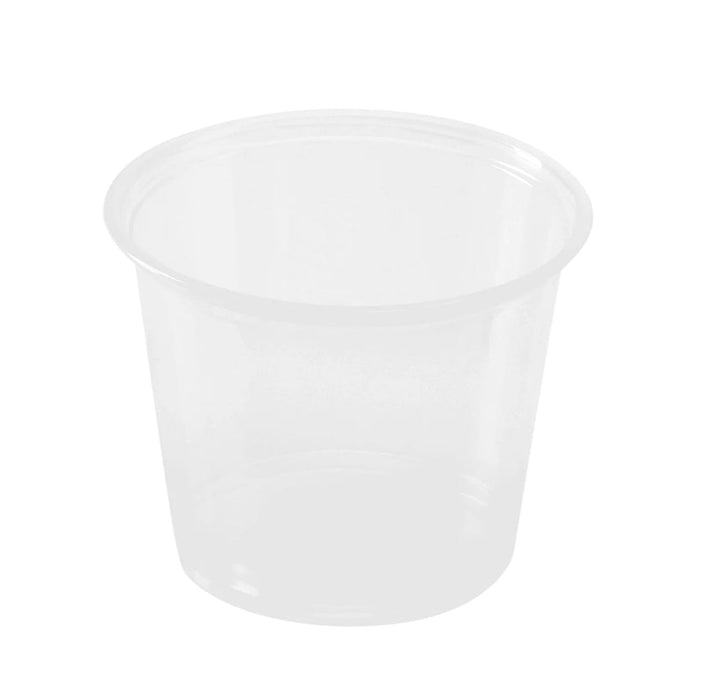 5.5 oz Portion Cups,  PP Plastic, Clear - 2,500 pcs