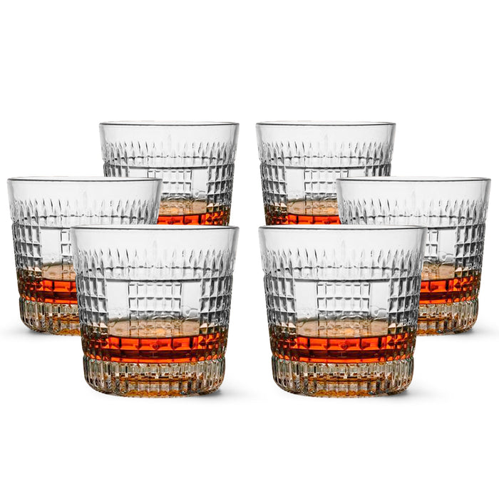 Whiskey Sour Old Fashioned Glasses Tumblers - 12oz - Set of 6