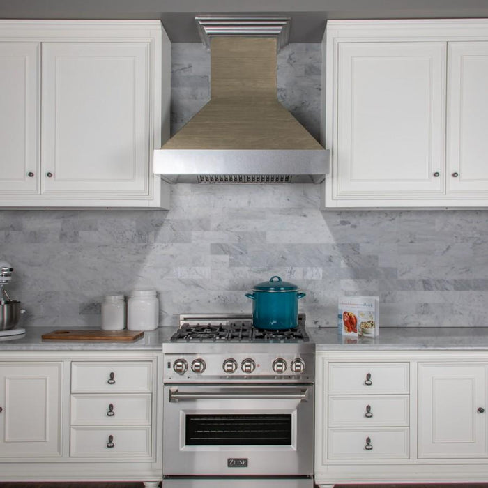 ZLINE 30" Wooden Wall Range Hood, CFM Motor 365YY-30