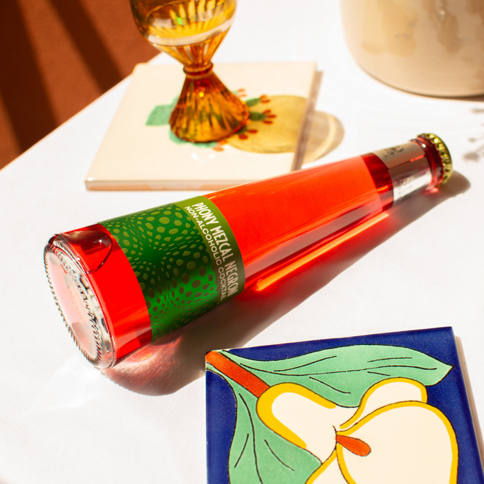 Non-Alcoholic Phony Mezcal Negroni.