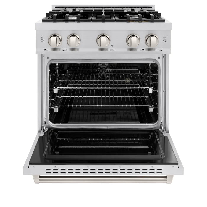 ZLINE 30"Classic Gas Range, Convection Gas Oven, Stainless Steel, CGR30
