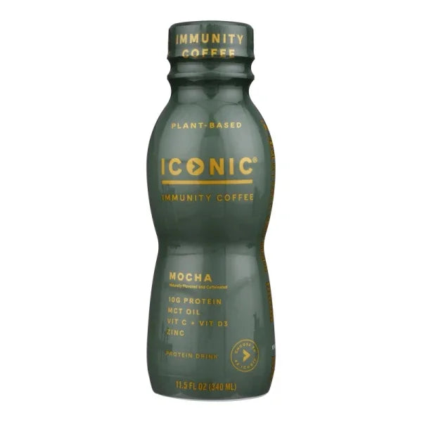 Iconic - Coffee Protein Immune Mocha - Case Of 12-11.5 Fz