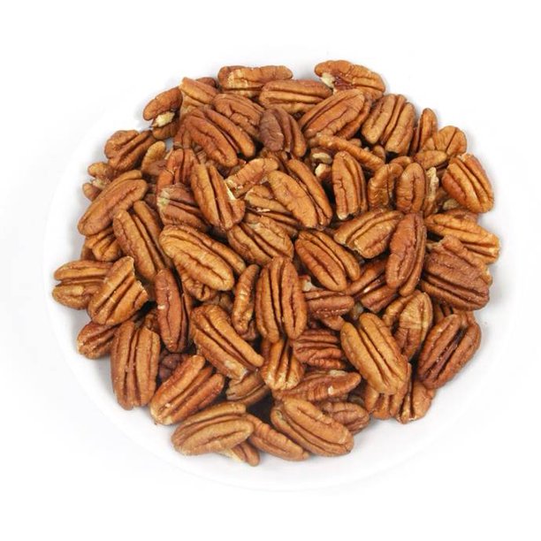 Fancy Medium Natural Pecan Pieces (No Salt) - 5 Lb Bag