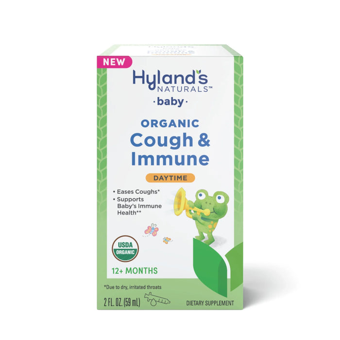 Hyland's - Baby Organic Cough & Immune Day, 2 fl oz - Natural Relief