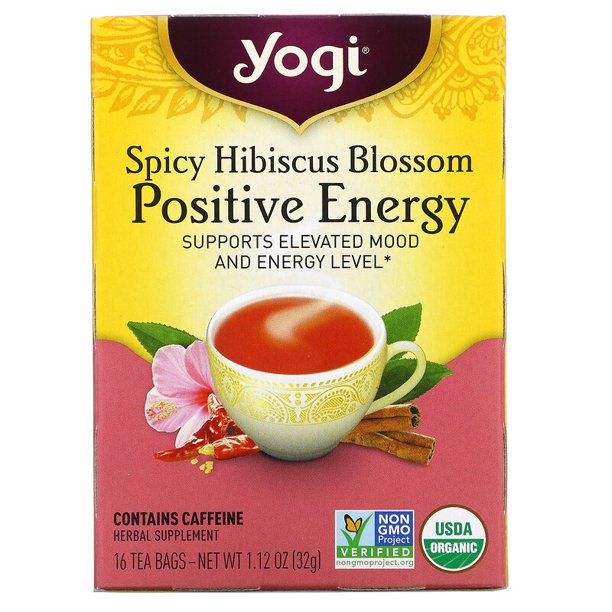 Yogi Tea: Calming and Refreshing Hibiscus Blossom Tea (6x16 Count)