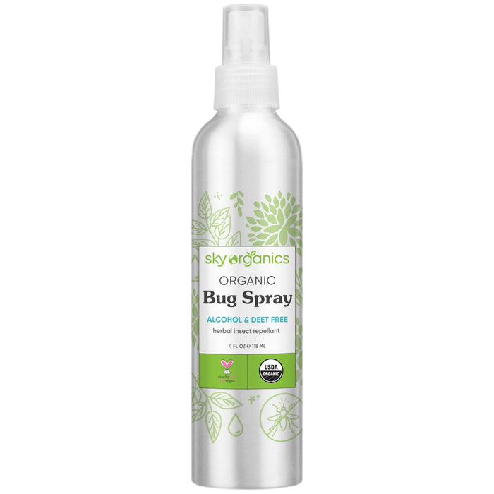 Sky Organics Bug Spray, DEET Free - 4 FL. OZ