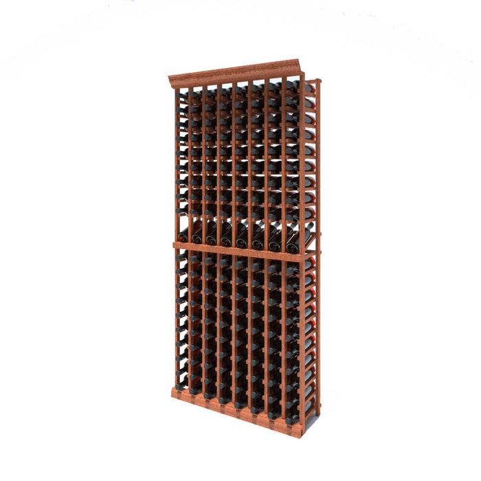 8 Column - 160 Bottle 7ft Wine Rack Kit with Display