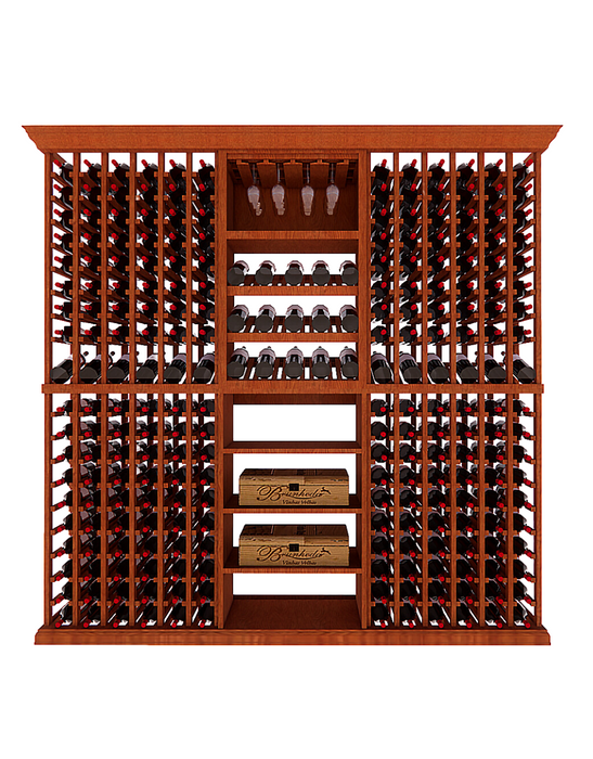 7 Foot Wine Cellar Storage System | 320 Bottle Capacity