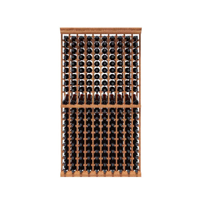 10 Column - 200 Bottle 7ft Wine Rack Kit with Display