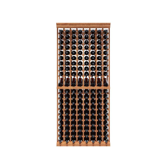 8 Column - 160 Bottle 7ft Wine Rack Kit with Display