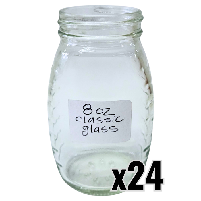 8 oz Glass Classic Honey Jar