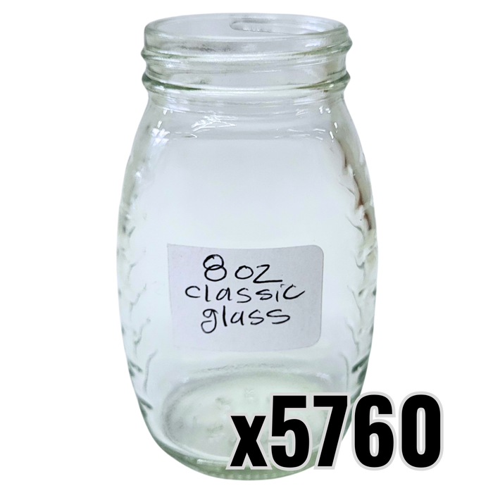 8 oz Glass Classic Honey Jar