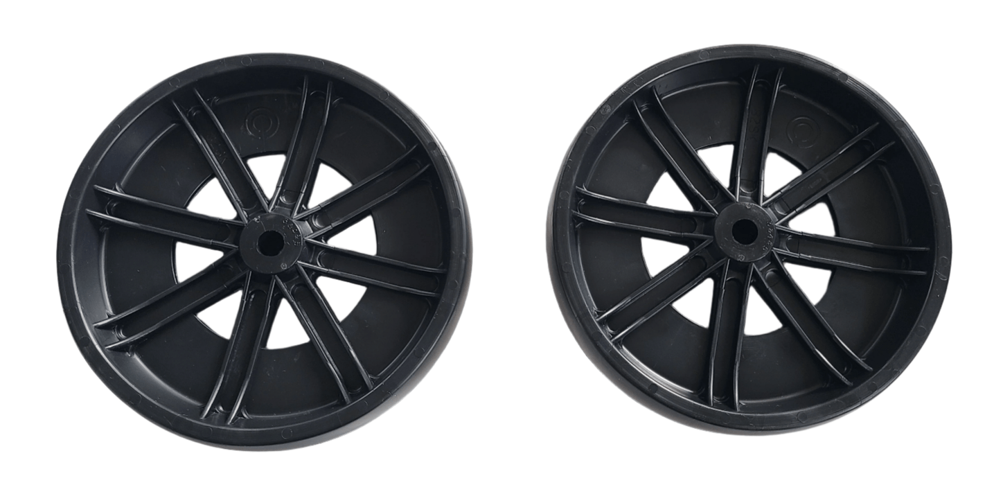 8" Wheels (set of 2) For Drum Smoker (Replacement Wheels For Hunsaker Smokers)