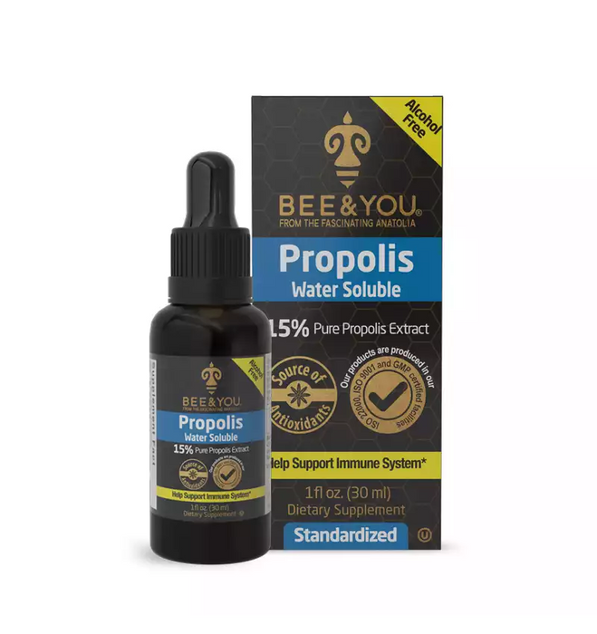 Bee & You - Propolis Water Soluble Extract  - 1 Fl Oz