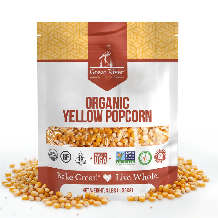 Organic Yellow Popcorn Kernels