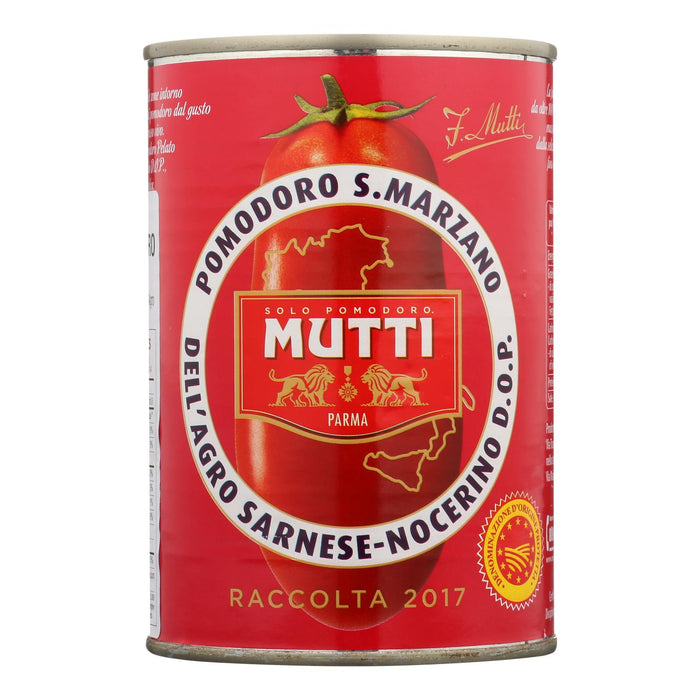 Mutti San Marzano PDO Whole Peeled Tomatoes (Pack of 6 - 14 Oz.)