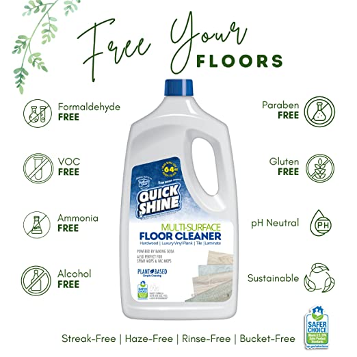 Holloway House Quick Shine Multi surface Floor Cleaner (Pack of 6 - 27 Oz.)