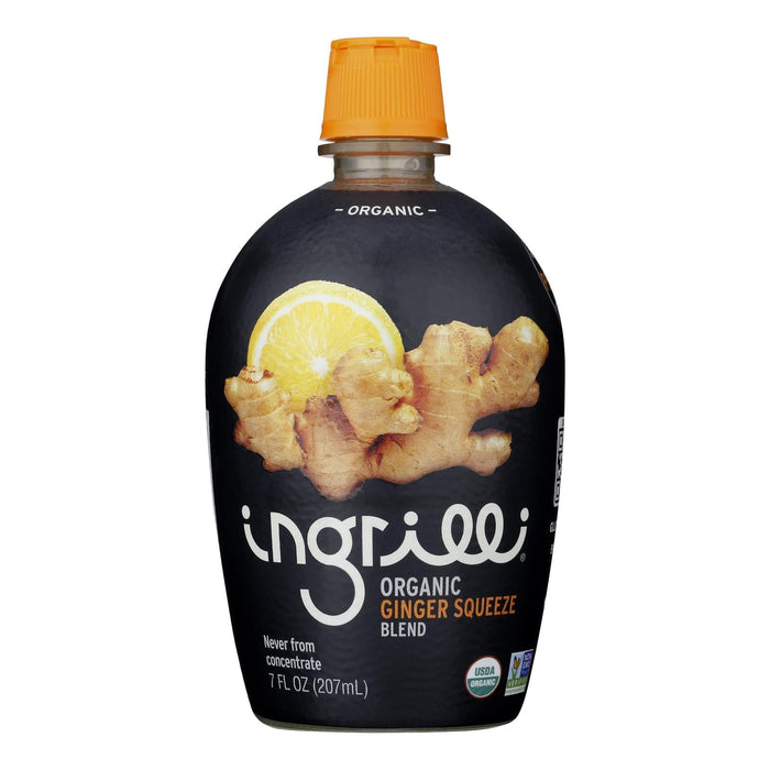 Ingrilli Premium Squeeze Ginger Blend for Culinary and Medicinal Uses (Pack of 12 - 7 Fl Oz)