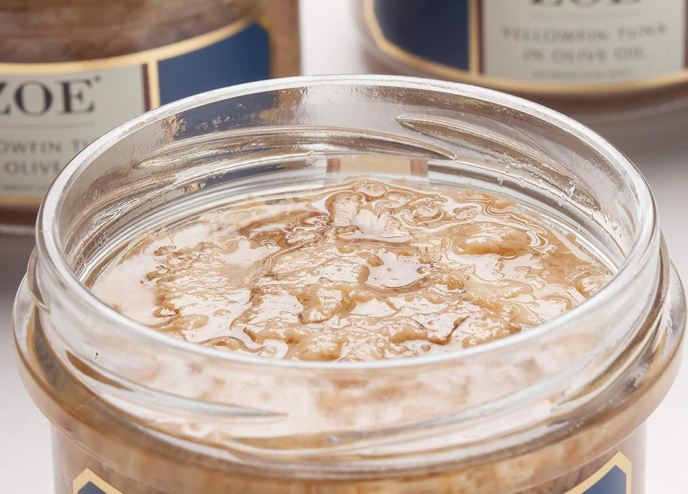 Zoe Yellowfin Tuna in Olive Oil – 6.7 oz (Pack of 12) | Premium Spanish Tuna