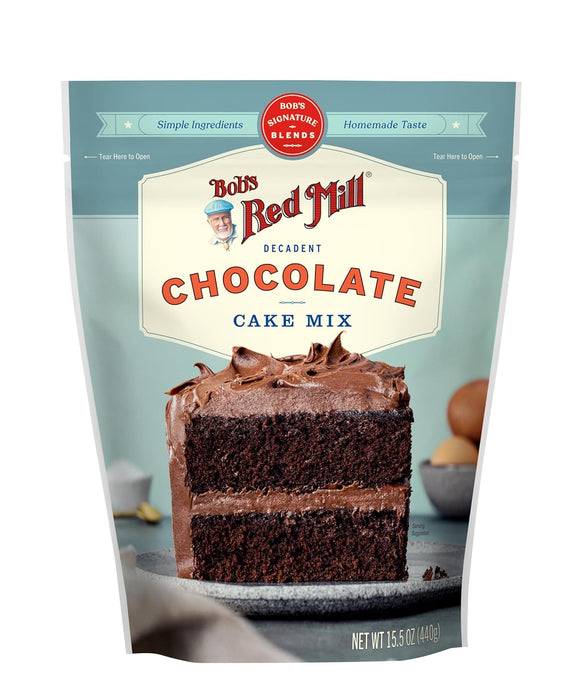 Bob's Red Mill Chocolate Cake Mix - 15.5 Oz - (Pack of 4) - Gluten Free