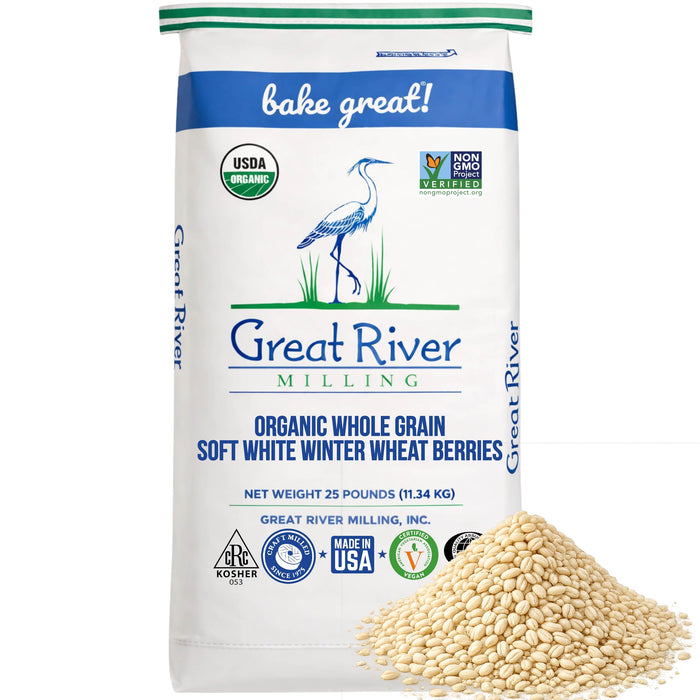 Organic Soft White Wheat Berries