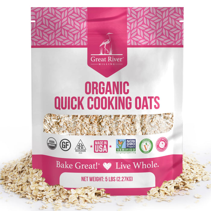 Organic Quick Cooking Rolled Oats