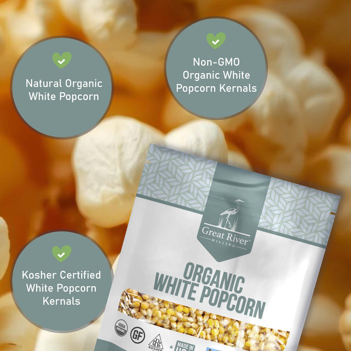 Organic White Popcorn Kernels