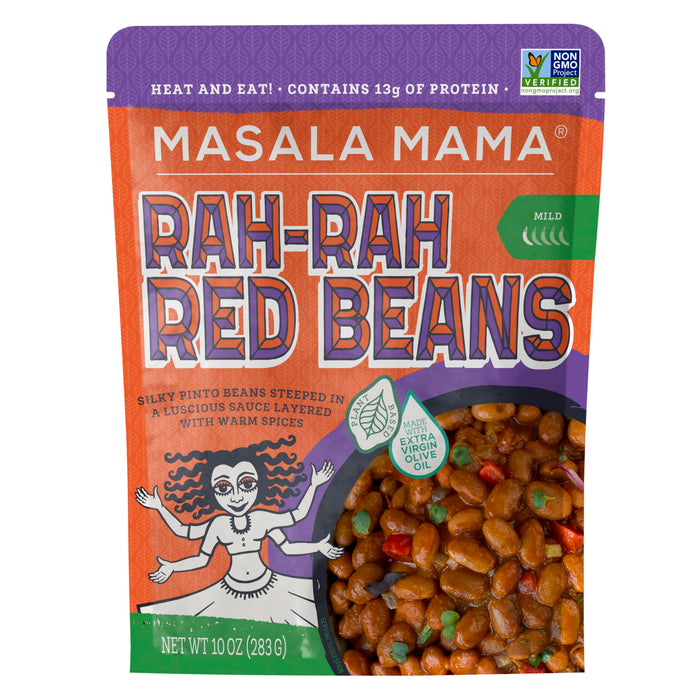 Masala Mama - Red Heat Beans, 10 oz (Pack of 6) - Gluten-Free Mexican