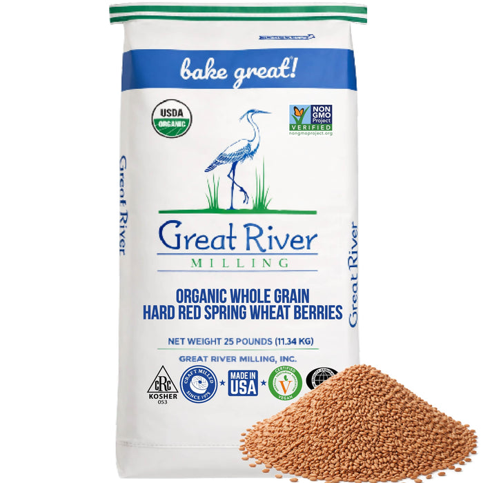 Organic Hard Red Spring Wheat Berries