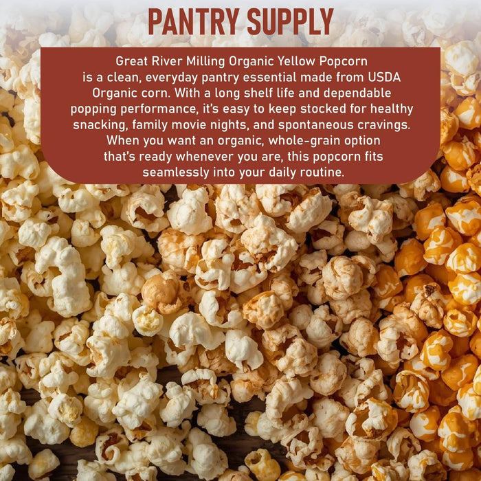 Organic Yellow Popcorn Kernels