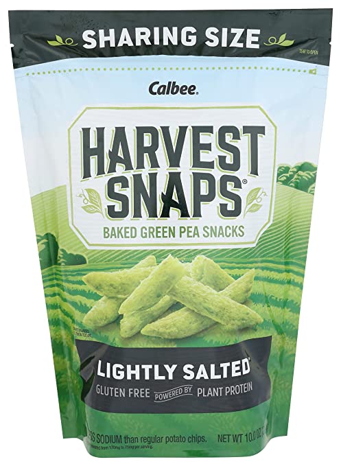 Harvest Snaps - Crisps Green Pea Lghtly Salt - Case Of 6-10 Oz