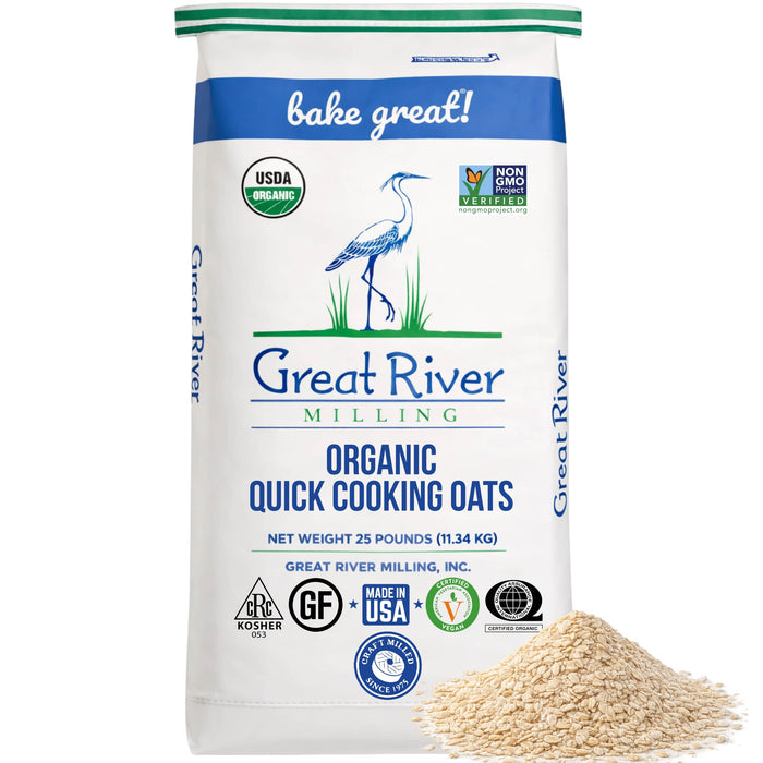 Organic Quick Cooking Rolled Oats