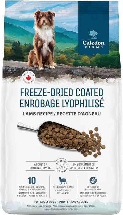 Caledon Farms - Freeze Dried Lamb Dog Treats, 4.05 oz (Case of 6) - Natural Protein Snacks