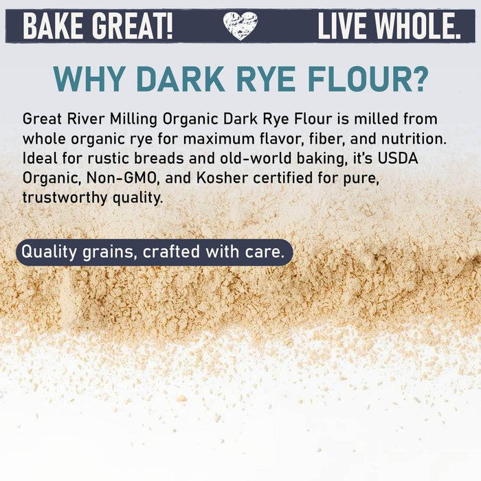 Organic Dark Rye Flour