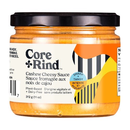 Core & Rind Sauce - Sharp Tangy Cashew Cheese - 11 Oz (Case of 6)