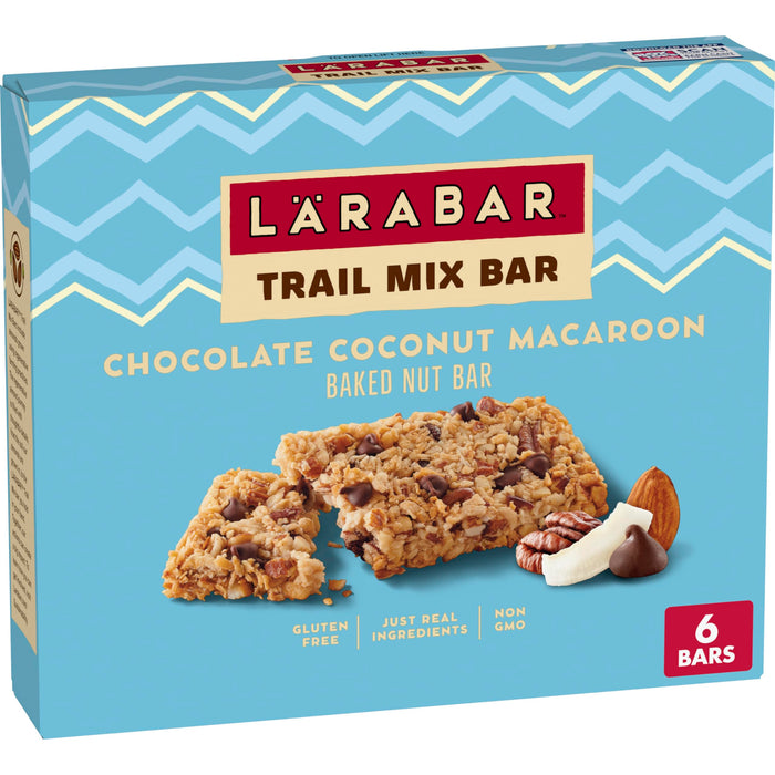 Larabar Trail Mix Chocolate Coconut Macaroon Bars, 1.06 oz (16 Count) - Gluten-Free Snack