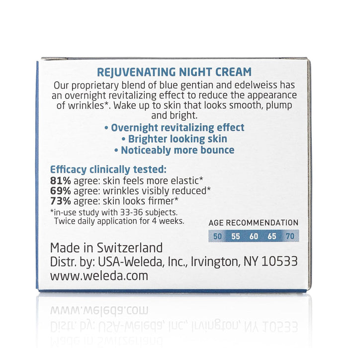 Weleda Rejuvenating Night Cream - 1.3 Fl Oz - Wrinkle Reducing & Deep Hydration