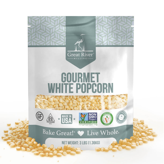 Gourmet White Popcorn Kernels