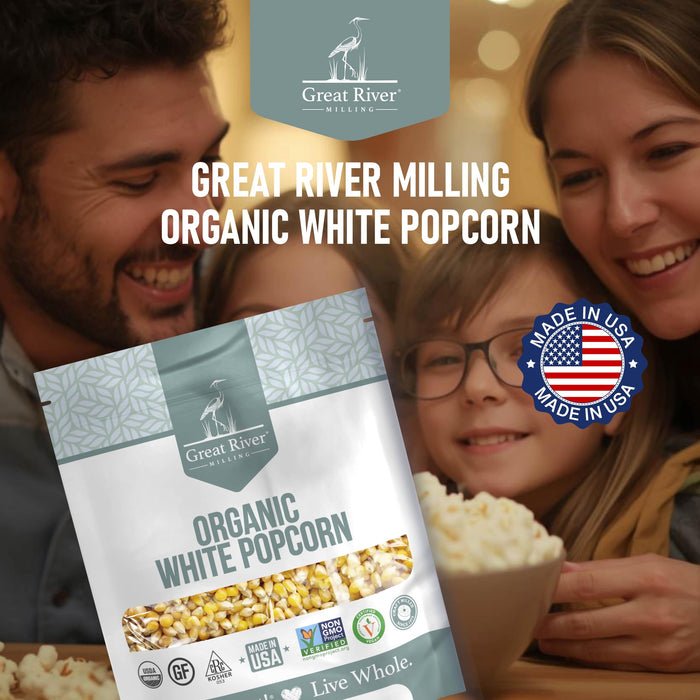 Organic White Popcorn Kernels