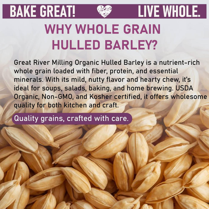 Organic Hulled Barley