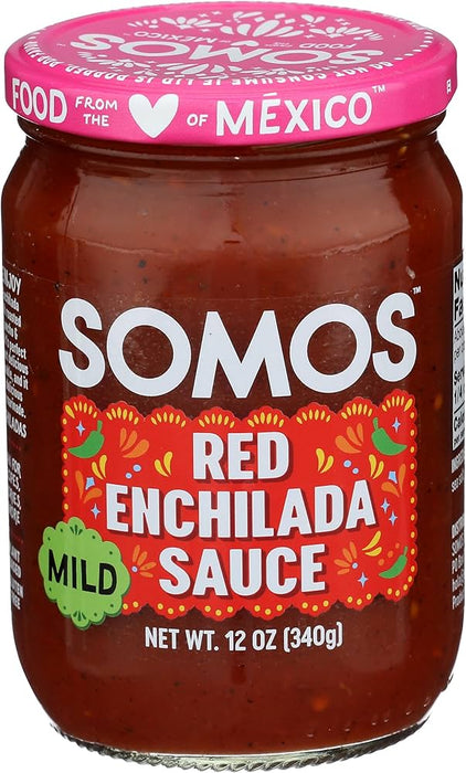 Somos - Mild Red Enchilada Sauce, 12 oz (Pack of 6) - Gluten-Free Mexican Import
